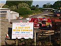 Steam railway hoarding, Churston Station