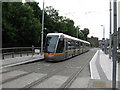 O1533 : LUAS tram at St. Stephen's Green by Dr Neil Clifton