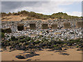 NZ5428 : Blocks and dunes by Stephen McCulloch