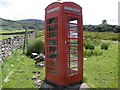 Phone box on the A838 at Eriboll Farm