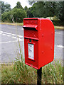 TM3865 : Dorley's Corner Postbox by Geographer