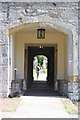 Doorway detail at Trerice