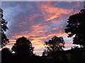 A Glenlivet sunset from The Auld Kirk