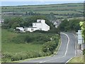 SH3187 : Bend in the A5025 on the northern outskirts of Llanfaethlu by Eric Jones