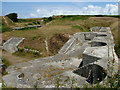 Gun emplacements at High Angle Battery