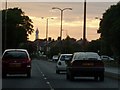 Sunset over Preston New Road