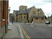TL0549 : Mill Street and St Cuthbert's Church, Bedford by Rich Tea
