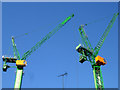 Tower cranes