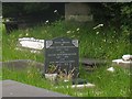 The family grave of the Pritchard-Rayners of Tre-Ysgawen Hall