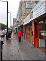 Pavement on East India Dock Road