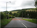 Junction of the A6088 and the B6357 at Bonchester Bridge