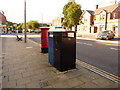 SZ0095 : Broadstone: postbox № BH18 172, Lower Blandford Road by Chris Downer