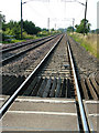 Line west from Mill Lane crossing.