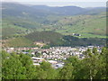 View overlooking Machynlleth