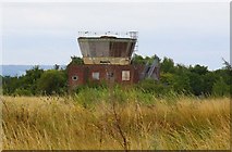 SU4699 : The old control tower near Cothill by Steve Daniels