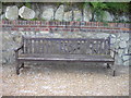 Bench on seafront walk dedicated to Alfred Bone lost at The Somme 1916