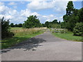 View along track from Farmfield Drive