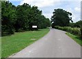 View along private road, continuation of Farmfield Drive