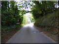 TM3569 : Approaching Peasenhall Crossroads on Mill Hill by Geographer