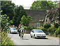 2009 : Traffic on the main road, Stanton St. Quintin