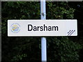 TM4069 : Darsham Railway Station Sign by Geographer
