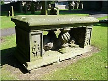 NT2769 : 18thC Straiton tombstone, Liberton Kirk by kim traynor