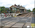 Attleborough railway station - view across Station Road