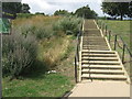 Stairs in Hillyfields Park, Gillingham