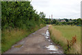 Looking east on unclassified county road towards Bascote