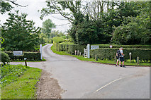 SU7900 : Driveway to Itchenor Park House and Farm by Peter Facey