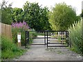 Entrance to Engine Lonning - recreation and wildlife area