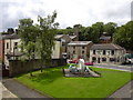 India Mill Entrance and Preserved Steam Engine