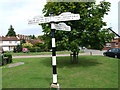 Finger post, Saltwood, Kent