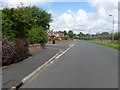 Minor road on the edge of Hambleton