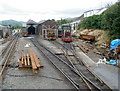 Talyllyn loco shed yard, Pendre