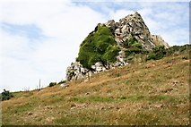 SX5947 : St Anchorite's Rock by Tony Atkin