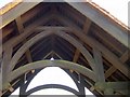 Leysdown Cemetery - lychgate detail