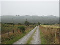 The track leading to Castle An Dinas