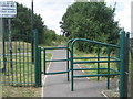 TQ5974 : Kissing Gates within Swanscombe Historic Park by David Anstiss