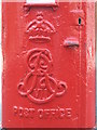 Edward VII postbox, Lady Margaret Road / Ascham Street, NW5 - royal cipher