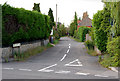 Looking north from the A425 along White Hart Lane, Ufton