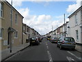 Looking westwards along Westfield Road