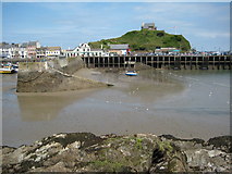 SS5247 : Harbour wall, Ilfracombe by Philip Halling