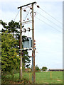 SP4567 : Transformer supplying Hill village by Andy F