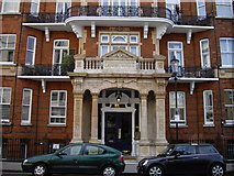 TQ2578 : Entrance to Langham Mansions by PAUL FARMER