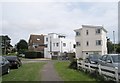 Looking from the path from Selsey Close out into Bracklesham Road