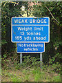 TM2659 : Weak bridge warning sign by Andrew Hill