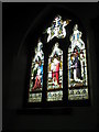 Stained glass window on the north wall at St Mary