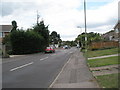 Looking westwards along Village Road