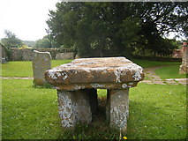 SY5196 : Dole Table, Churchyard, Powerstock by Ivan Hall